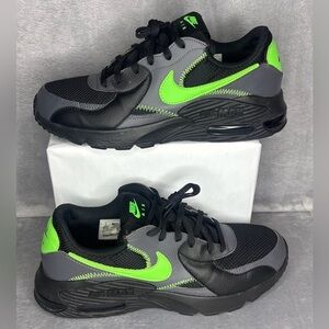Nike Air Max Excee Black Neon Green Sneakers Men’s Size 9 Running Shoes